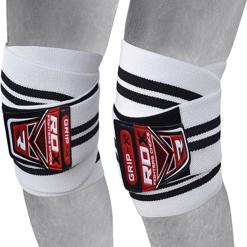 RDX K1 WHITE KNEE WRAPSRDX K1 WHITE KNEE WRAPS-4